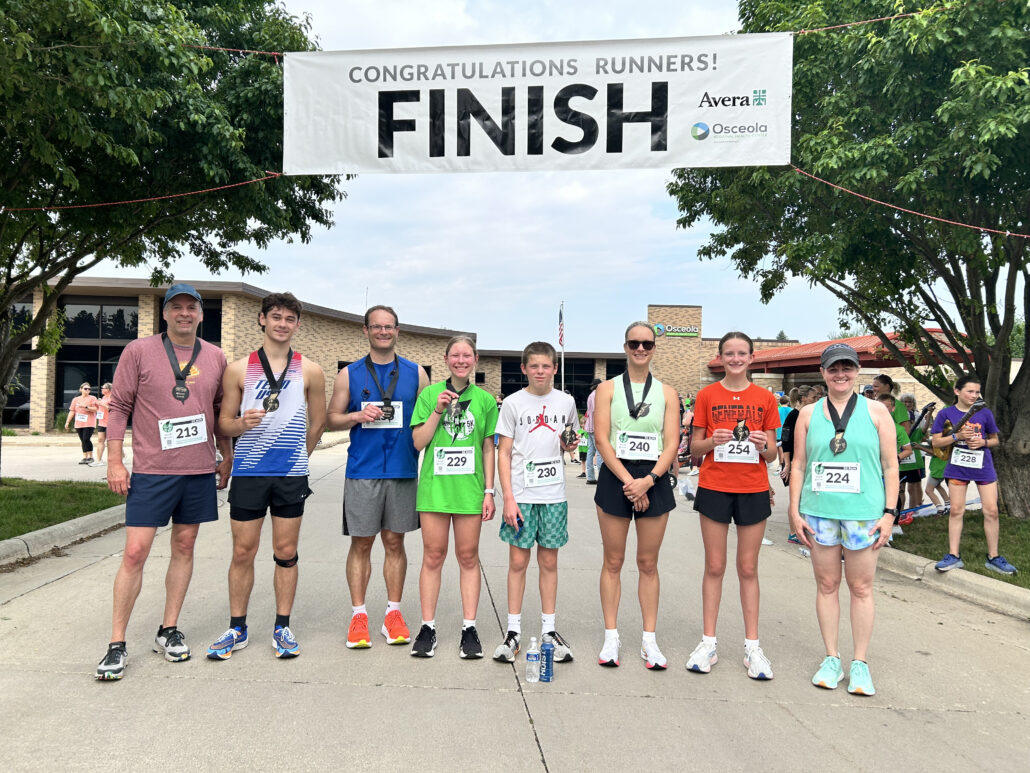 Good Ole Summertime 5K Run/Walk Winners 2025